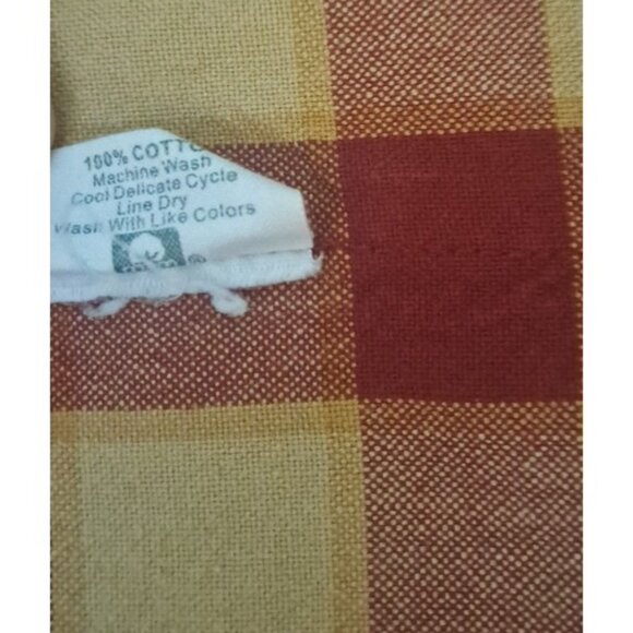 Plaid Rooster Kitchen Hand Towel & Centerpiece Runner Park Designs Cotton - Picture 7 of 7